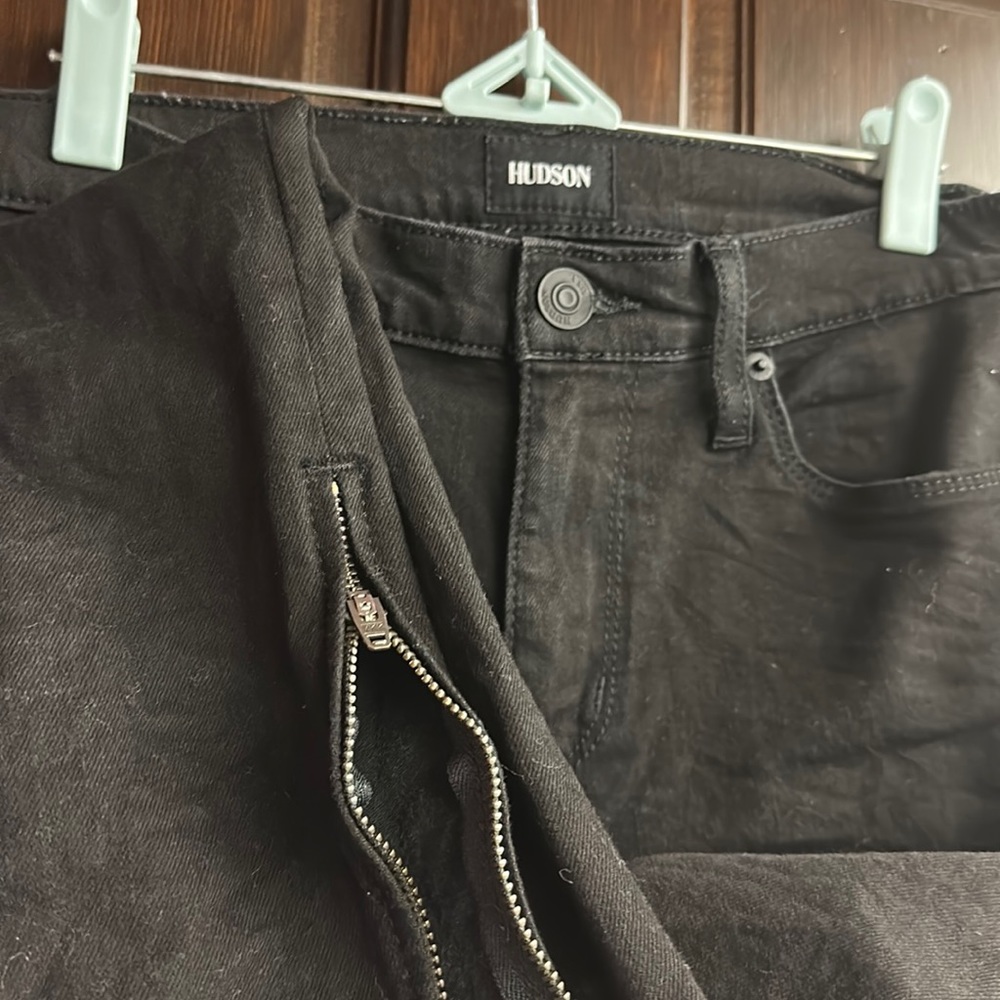 Hudson zipper jeans